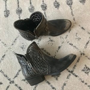 Women’s leather booties